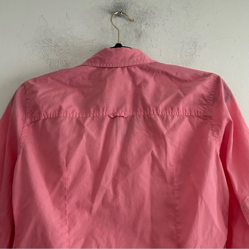 Boy. Band of Outsiders Cotton Pink Button Down Boxy Shirt Size Large - Picture 8 of 9
